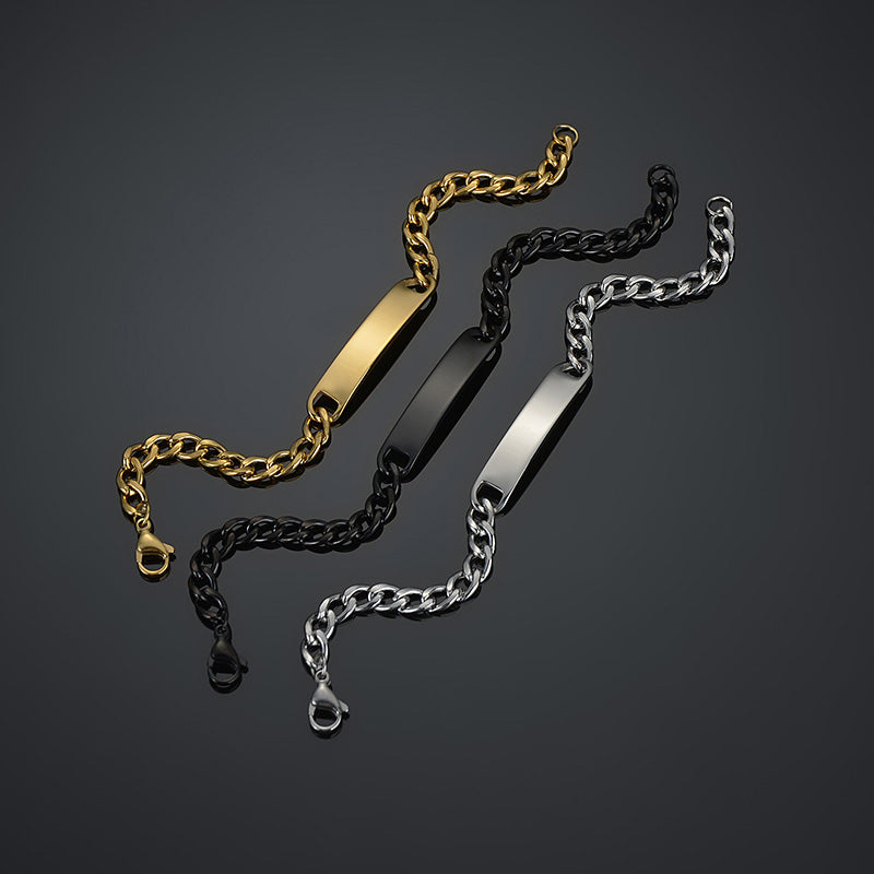 Custom Engraved Name Bracelet