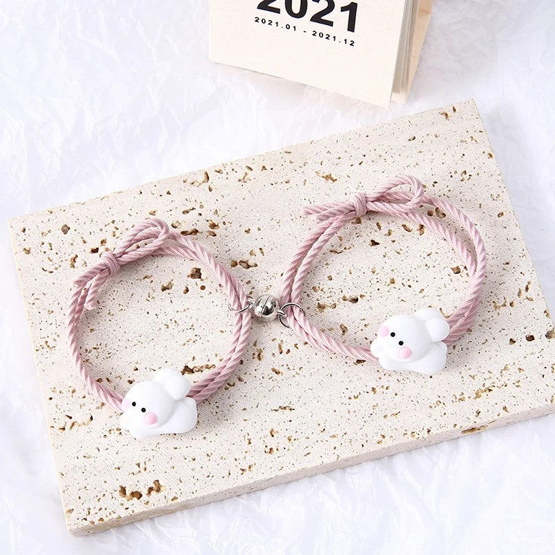 Bunny Bear BFF Friendship Bracelet - bunny and bunny variant