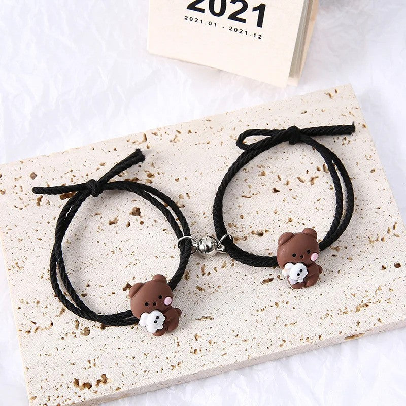 Bunny Bear BFF Friendship Bracelet - bear and bear variant