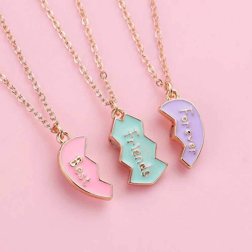 Best Friends Forever Magnetic Necklace for 3