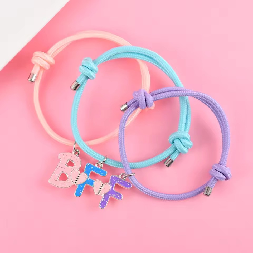 BFF Letter Bracelet for 3