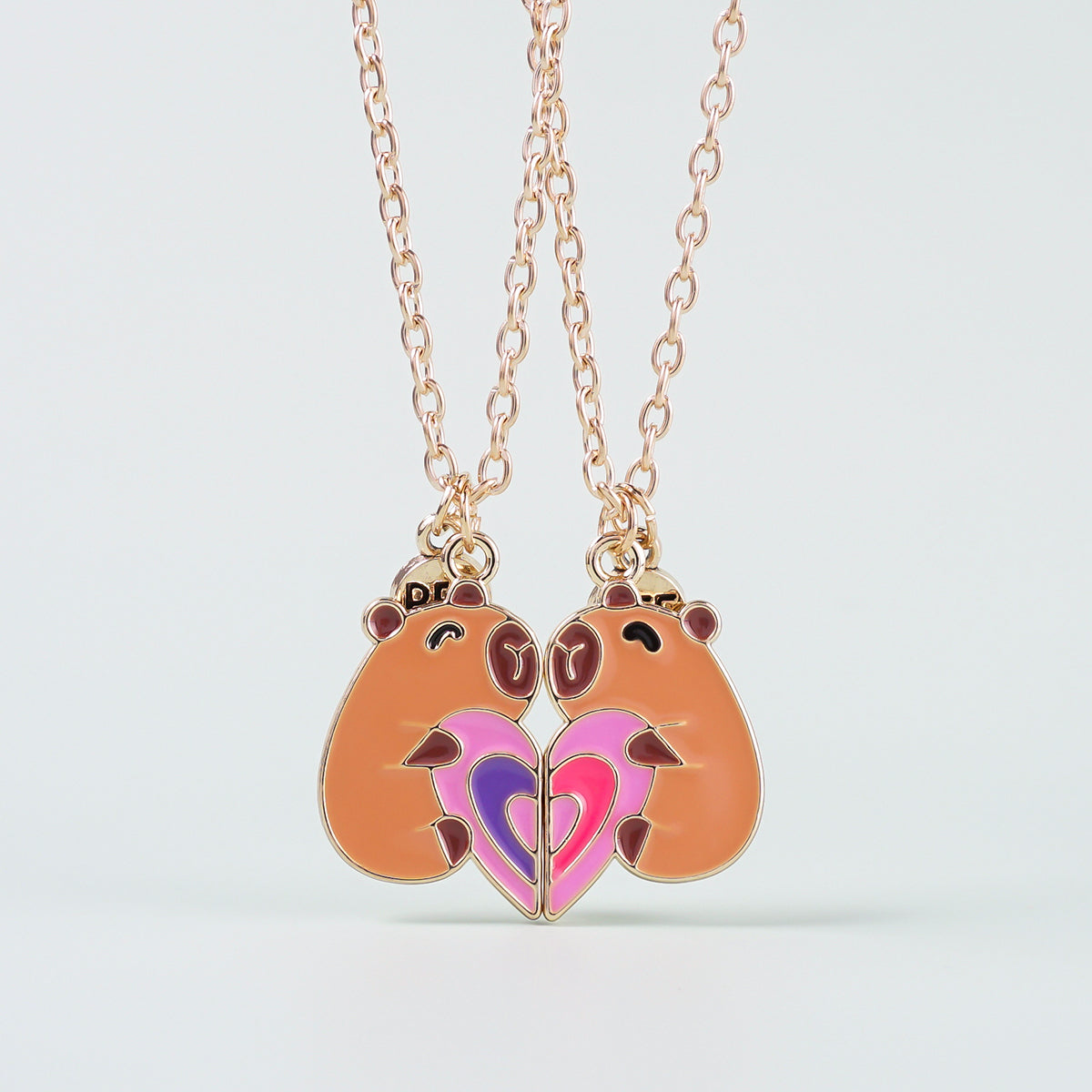 Capybara BFF Friendship Necklace