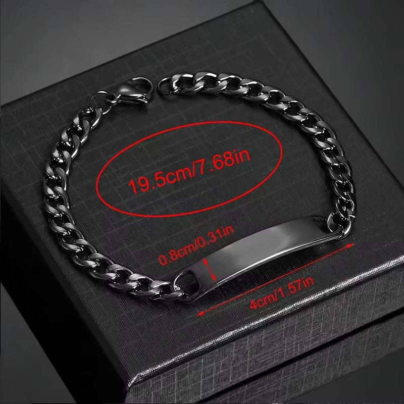 Custom Engraved Name Bracelet