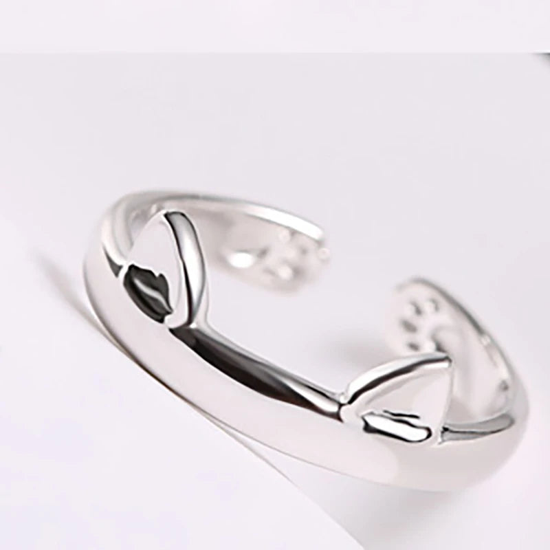 Cat Ear Rings Set