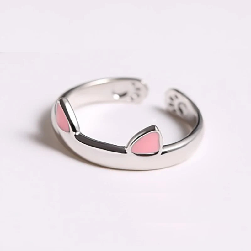 Cat Ear Rings Set
