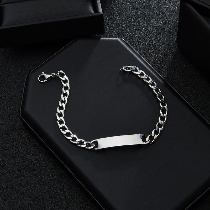 Custom Engraved Name Bracelet
