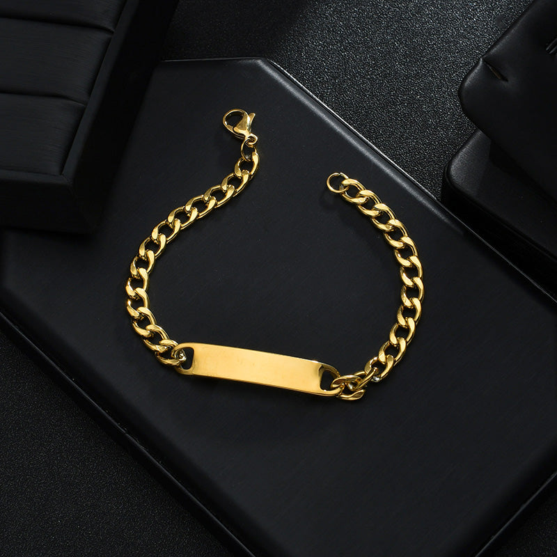Custom Engraved Name Bracelet