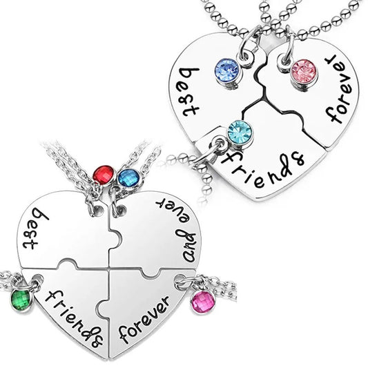 Puzzle Necklace For 3/4 Besties