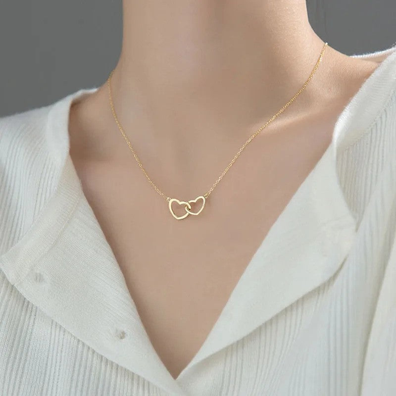 Solo Love Interlocking Hearts Necklace