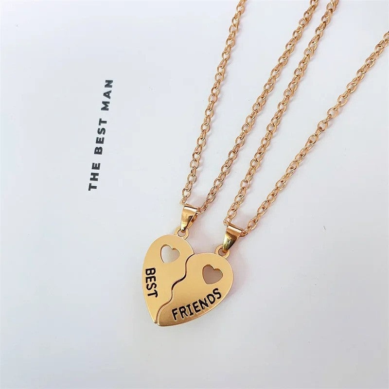 Heart in Heart BFF Necklace